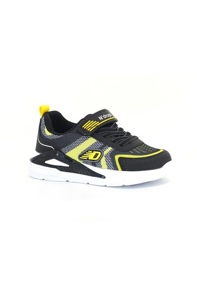 Prego Pantofi sport Anorak pentru copii negri - Talpă Poly Light, model 019