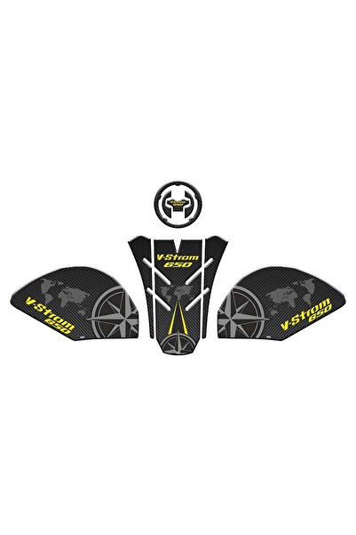 Gogo Skm Suzukı V-strom 650 2021 - 2024 Uyumlu Tank Pad Set 002