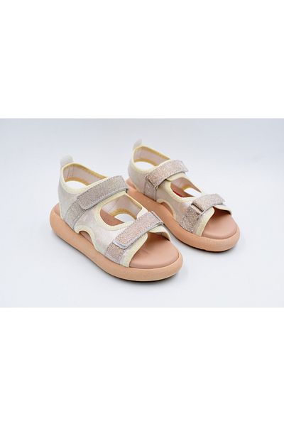Prego Sandale pentru copii Arzen Beige - Talpă Poly Light, Velcro dublu
