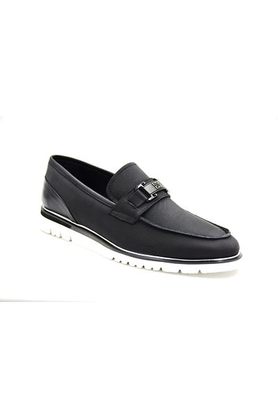 MARCOMEN 152-19488 Ανδρικά παπούτσια Casual Eva - Γνήσιο δέρμα, ελαφριά σόλα, μαύρο