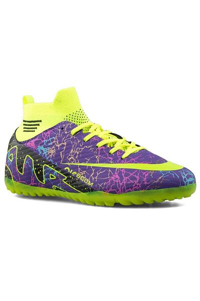 Prego Air Lali̇ga 565 Unisex - Purple with Astroturf Socks