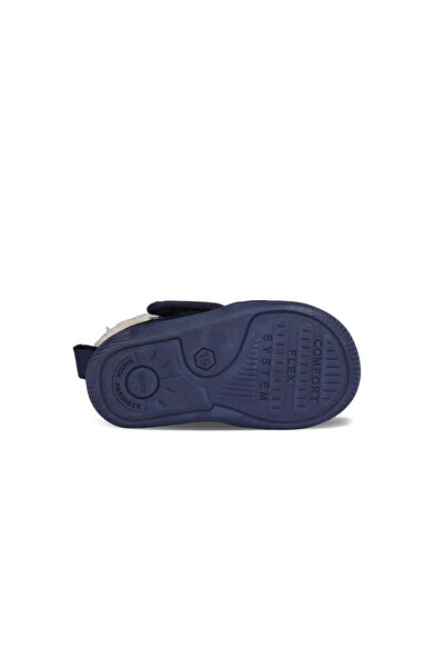 Vicco Dobi Rubber Non-Slip Sole Velcro Baby Slippers NAVY