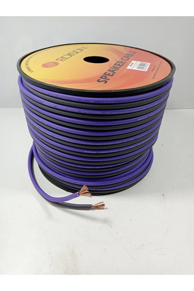 Edison 12ga Bass Ve Hoparlör Kablosu – Amfi Bass Kablosu 12ga – 5 Metre