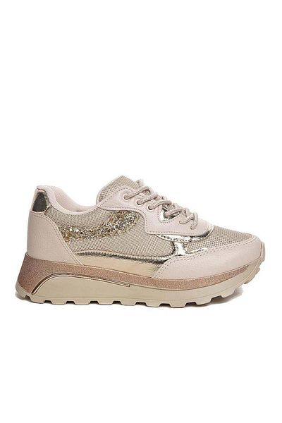 Prego (Flet) Poly Sole Lace-Up Women's Sneakers Sand