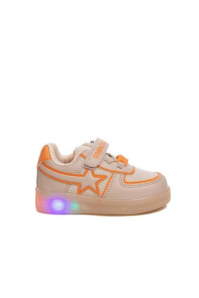 Prego CONPAX 102-01 Anora Beige Pantofi sport pentru copii - Talpă termoantiderapantă, Velcro ortopedic