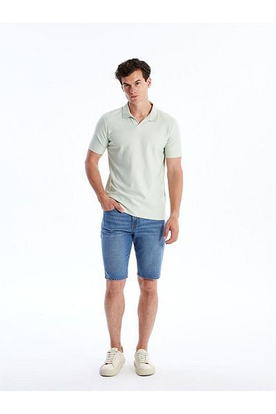 LC Waikiki LW – Kurzärmliges Herren-T-Shirt mit Polokragen