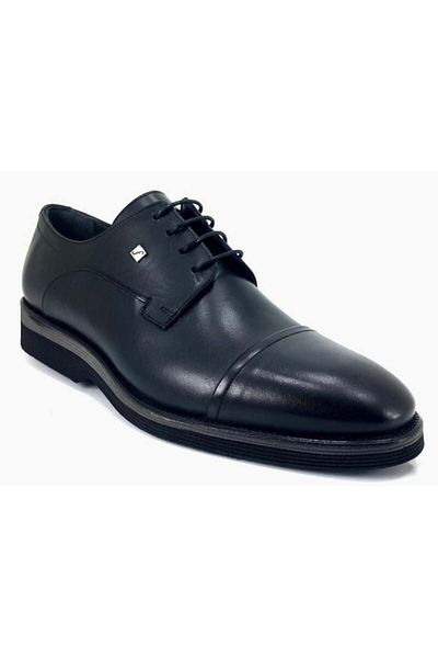 Fosco 3103 Ανδρικά παπούτσια casual από γνήσιο δέρμα Eva Sole Μαύρα