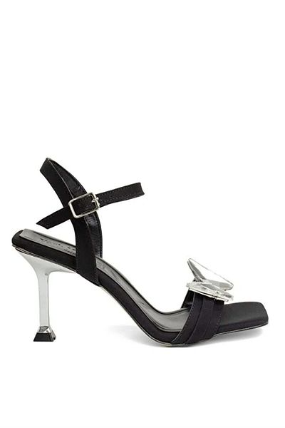 Prego Park Moda - Women's Black Heeled Shoes