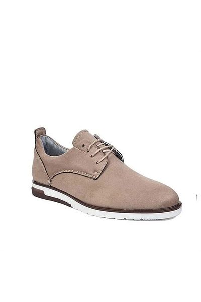 Prego Μπεζ ανδρικά παπούτσια casual - Poly Sole, δεμένα