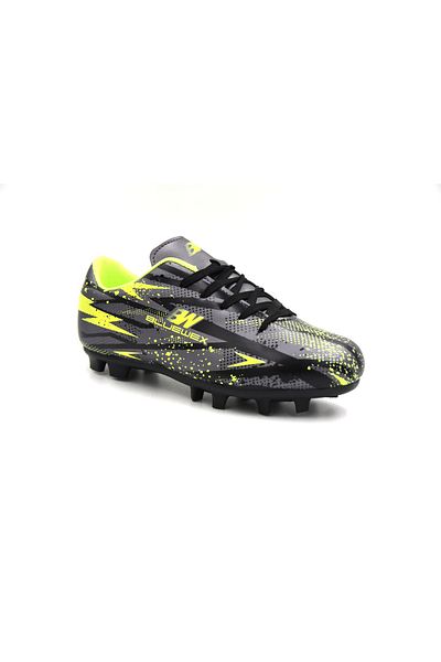 Prego Bluewex Unisex Lace-Up Crampon Παπούτσια - ΜΑΥΡΟ ΠΡΑΣΙΝΟ