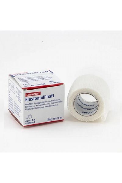 BSN Elastomull Haft Lf Bsn Fixation Bandage 4cm X 4m White