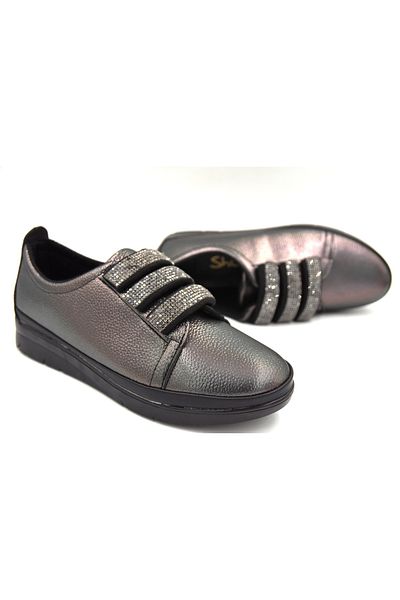 Prego Pantofi casual pentru damă Platinum Thermo cu talpă anti-alunecare și velcro