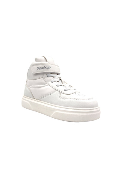 Pinokyo Chicago High Top Poly Light Sole Παιδικά Αθλητικά Παπούτσια ΛΕΥΚΟ
