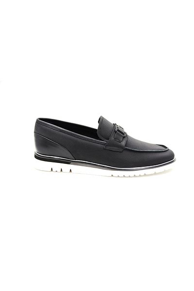 MARCOMEN 152-19488 Ανδρικά παπούτσια Casual Eva - Γνήσιο δέρμα, ελαφριά σόλα, μαύρο