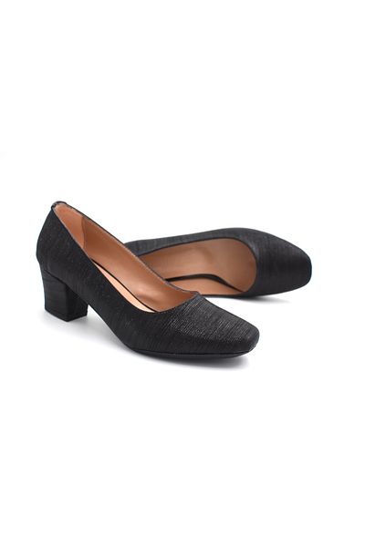 Prego Park Moda - Women's Black Heeled Shoes