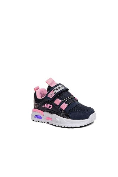Prego (N-DROPS) 026 Anorak Cırtlı Işıklı Çocuk Spor Ayakkabı Laci Pembe