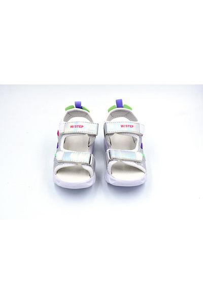 Prego Vetta - Children's Sandals White, Light, Phlon Light Sole and Velcro