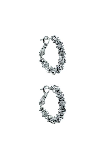 Çlk Accessories أقراط دائرية فاخرة مقاس 20 مم