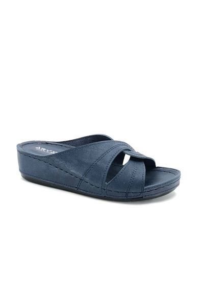 KOCAMANLAR Aryan 09-098 Women's Orthopedic Slippers Navy Blue