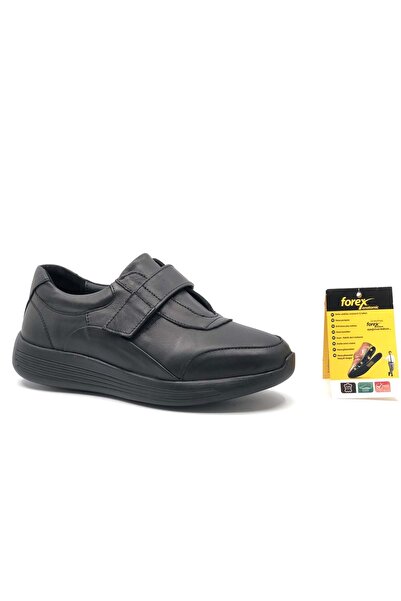 KOCAMANLAR Forex 1023 100% piele Dr.Tavsiyeli Pantofi casual dama NEGRU