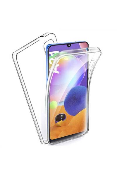 PiyasaSepeti Samsung Galaxy A31 Çift Taraflı Silikon Kılıf Şeffaf