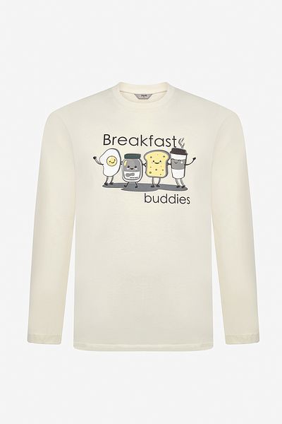 Penti Σετ πιτζάμες με πολύχρωμο παντελόνι Breakfast