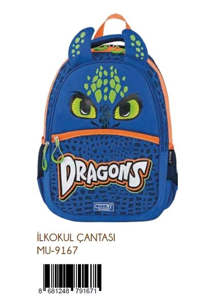 MUGGLE Geanta Scoala Primara Colectia Dragoni - Mu-9167