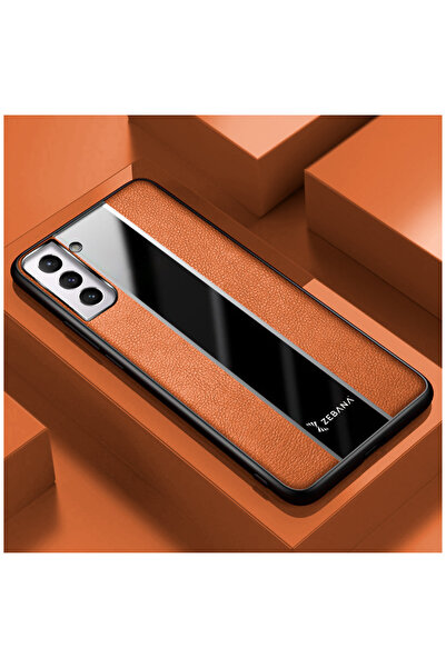 Zebana حافظة جلدية فاخرة متوافقة مع هاتف سامسونج جالاكسي S23 باللون البني