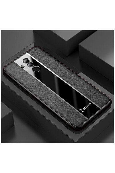 Dara Aksesuar Huawei Mate 20 Lite Uyumlu Kılıf Zebana Premium Deri Kılıf Siyah