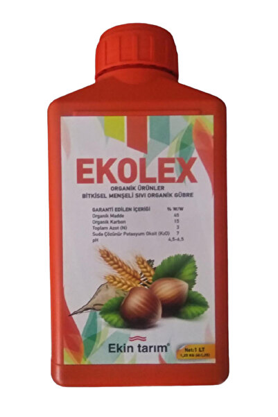 Cegel Ziraat Ekolex Organik Sıvı Gübre 1 Litre, Karbon, Azot, Potasyum İçerikli