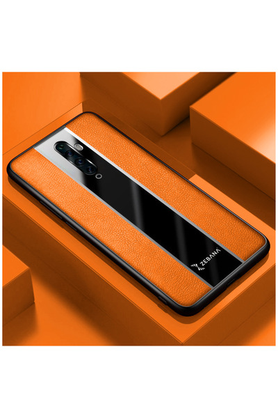 Dara Aksesuar حافظة متوافقة مع هاتف اوبو رينو 2Z حافظة جلدية فاخرة من زيبانا ...