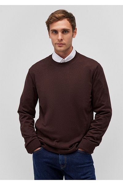 Mavi Κασμίρ Μείγμα Καφέ Πουλόβερ Slim Fit / Slim Fit 0710186 -88083