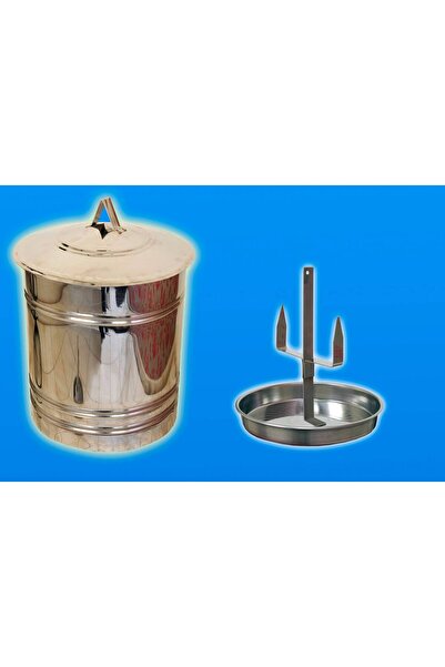 narım KROM KAPAKLI TENEKE TAVUK APARAT SETİ