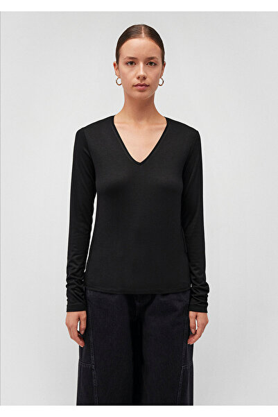 Mavi Long Sleeve Black Basic T-Shirt Fitted / Fitted 1612825 -900