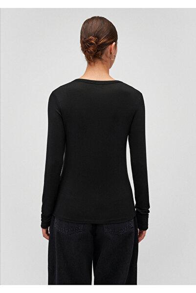 Mavi Long Sleeve Black Basic T-Shirt Fitted / Fitted 1612818 -900