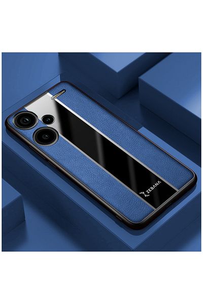 Zebana حافظة متوافقة مع هاتف Xiaomi Redmi Note 13 Pro Plus 5G حافظة جلدية فاخرة باللون الأزرق