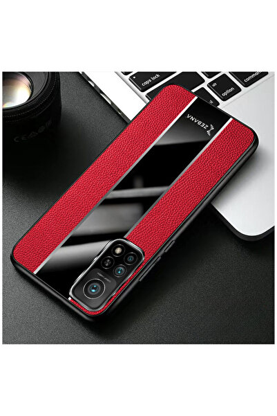 Zebana Xiaomi Mi 10t Compatible Case Premium Leather Case Red