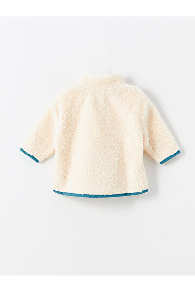 LC Waikiki Lw - سترة قطيفة للأطفال الرضع بأكمام طويلة وياقة القاضي