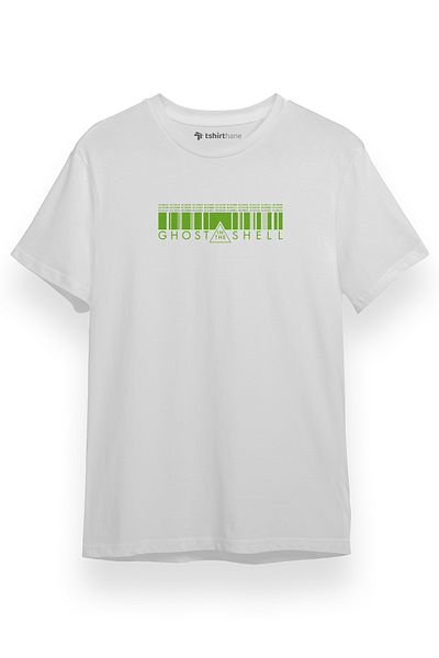 Tshirthane Ανδρικό μπλουζάκι Ghost In The Shell Anime Matrix Style Λευκό κοντομάνικο
