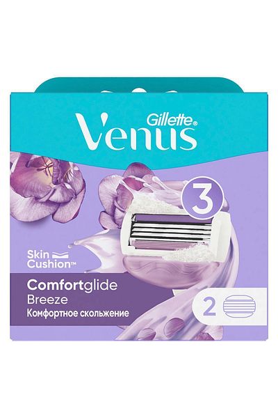 Gillette Venus كومفورت جلايد بريز 2 رأس احتياطي