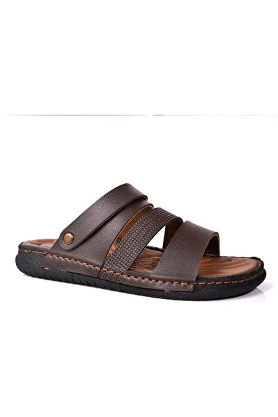 moda ayakkabım Moda Ayakkabı 6520 Kahve Günlük Erkek Telik