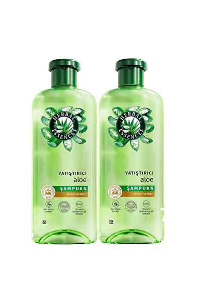 Herbal Essences Yatıştırıcı Aloe İçeren Şampuan 350 ml x2