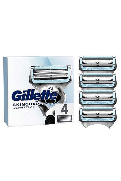 Gillette Skinguard Sensitive 4 Pieces Spare Shaving Blades