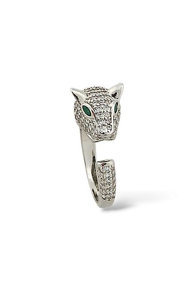 Çlk Accessories Premium Adjustable Jewelled Snake Ring