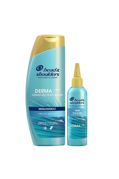 Head&Shoulders شامبو ترطيب ديرما إكس برو - للرأس والأكتاف 350 مل بلسم 145 مل