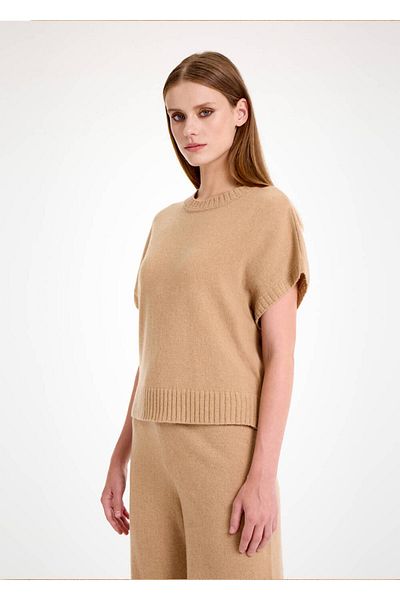 Knitss Πλεκτό Camel Cashmere Top