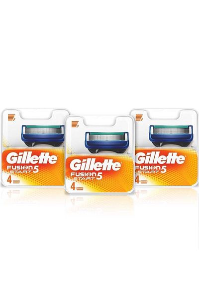 Gillette Fusion5 Start Spare Shaving Razor Set of 4 (BUY 3 PAY 2)