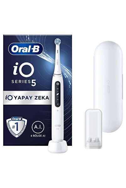Oral-B iO 5 Şarjlı Diş Fırçası - Beyaz-