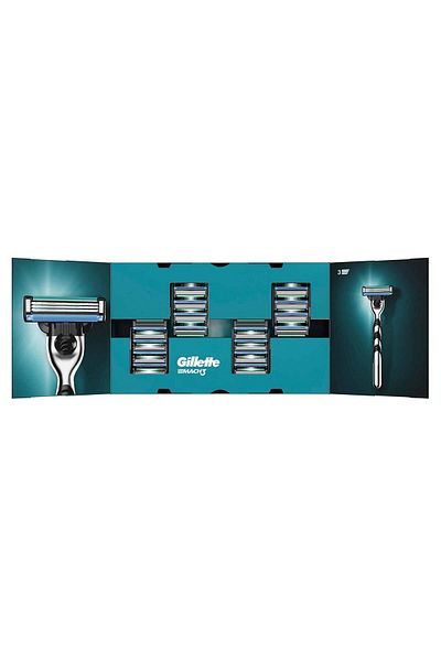 Gillette Mach3 Spare Razor 18 Pieces Cardboard Pack
