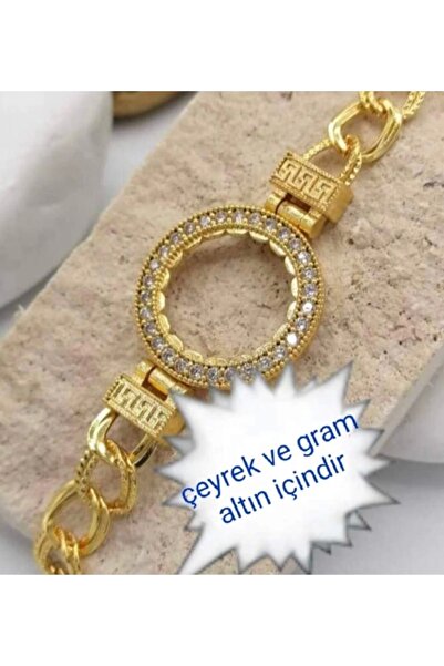 Arjew Çeyrek Ve Gram Altın Takılan Çerçeveli Künye